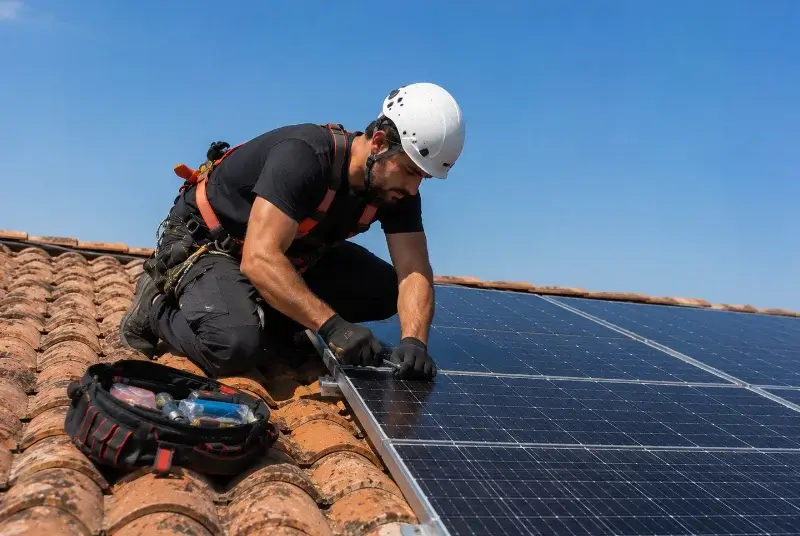 Maintenance et monitoring de panneaux solaires à Saint-Alban-du-Rhône