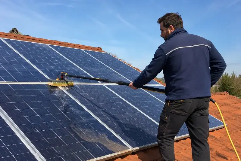 Nettoyage et entretien de panneaux solaires à Saint-Alban-du-Rhône